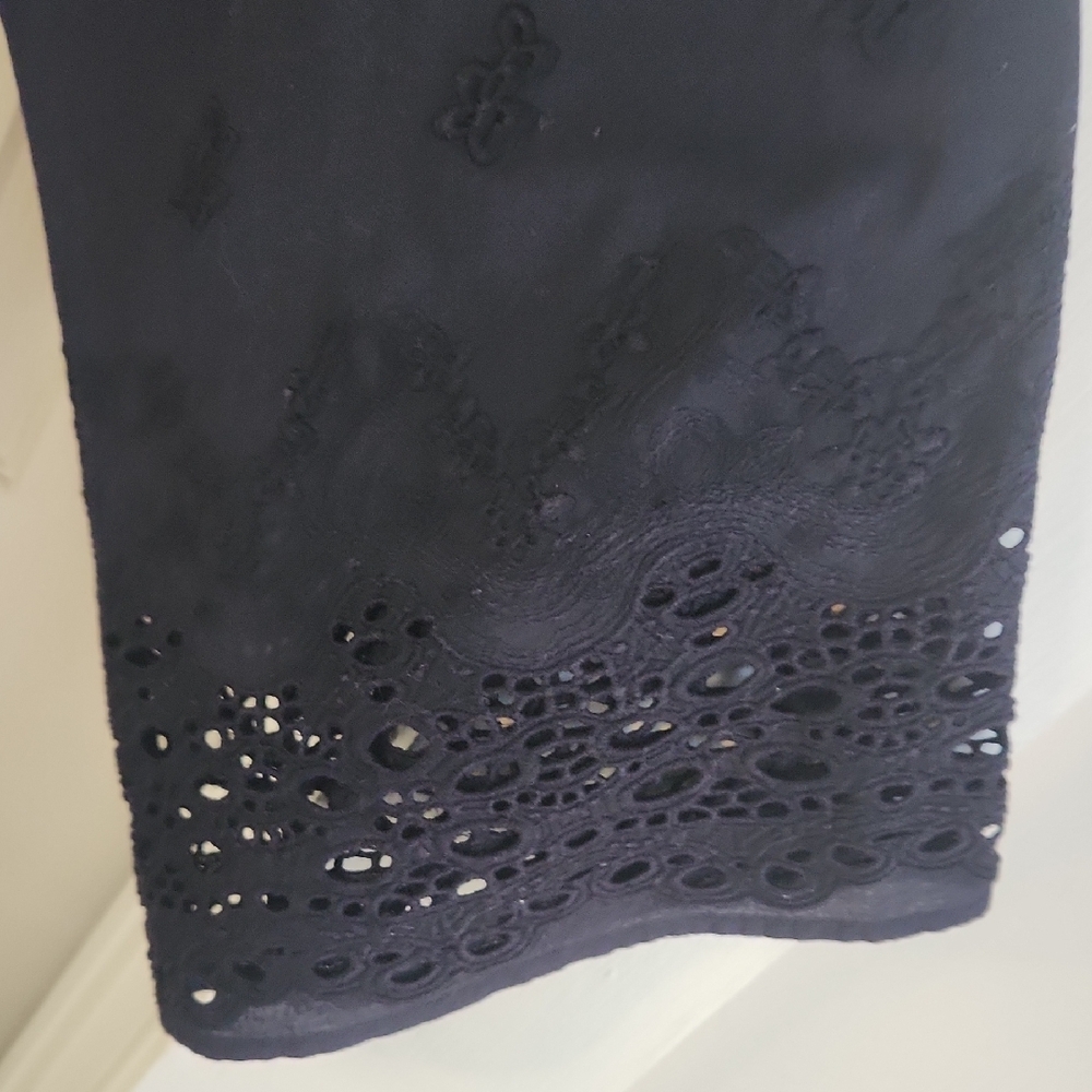 Roberta Roller Rabbit Dark Blue Eyelet Tunic - image 4